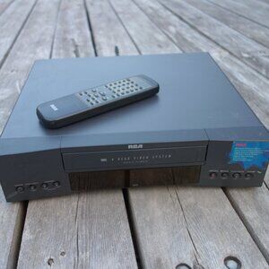RCA Model VR509 Video Cassette Recorder (VCR) 4 Head Video System with Remote